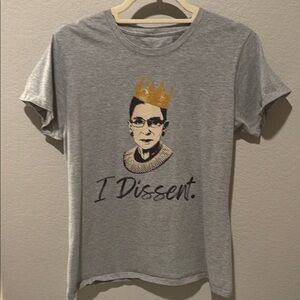 Gray Graphic RBG T-Shirt